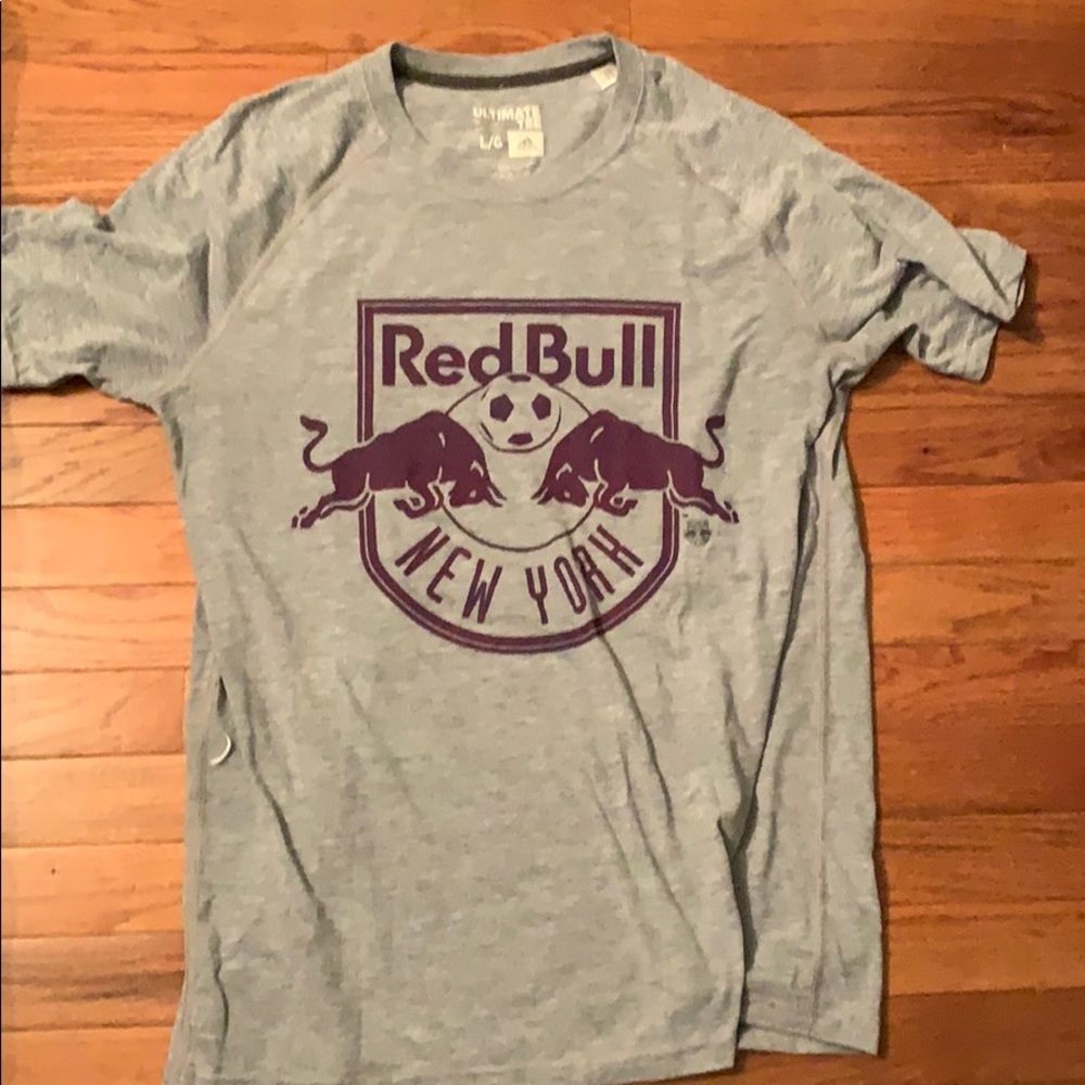 Adidas Red Bull NY Soccer T-Shirt Size L